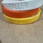Lot 12 Vintage  Nike Baller Id Bands Molded Wristbands 1 Sealed 3-pack Jordan