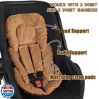 Gfu Infant Car Seat Insert Head And Body Support  Reversible Newborn Insert F