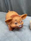 Lot Of 3 Vintage Piggy Banks First Avon Squeeze Toy Pig Ceramic Heart I Love Ny