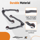 10x Front Lower Upper Control Arms Kit For 2000-2006 Chevy Tahoe Gmc Yukon