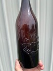 Pre-pro 1890s A  Haas Brewing Houghton Michigan Amber Beer Bottle Blob Quart