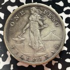 1907-s U s  Philippines 1 Peso Lot t4706 Large Silver Coin 