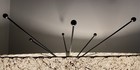 Free Ship Atomic Lamp Shade Sputnik Topper Ornament Lampshade Finial- Any Color