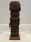 Wood Maya Warrior Statute 15  Hand Carved Guatemala Tecun Uman