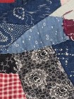 Vintage Crazy Quilt 2 Sided Americana Cottage Core Morning Glory Retro 90x82