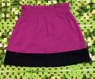 Vintage 90s Mckids Mcdonald   s Toddler Girls Skirt Size 6 Pink  Stretch Waist