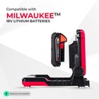 Master Tailgaters Flud 4000 Led Work Flood Light Compatible For Milwaukee 18v