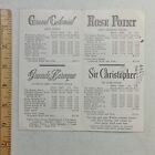 1947 Wallace Sterling Silver Patterns Price List Catalog Third Dimension Beauty
