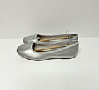A New Day Women s Memory Foam Jackie Flats Silver Color Size 10