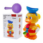 Duck Bathtub Baby Shower Toy With Rotating Water Wheel Eyes Water Bath Toy