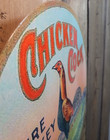 Vintage Chicken Cock Pure Whiskey Reproduction Metal Sign Free Shipping