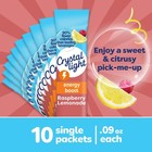Raspberry Lemonade Energy Boost Drink Mix 10 Ct On-the-go-packets