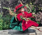 Winward Sitting Fairy Elf Pixie Enchanted Angel Winged Doll Figurine Figure 14 