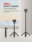 Universal Tripod Selfie Stick For Insta360 Dji Pocket Action Gopro Phone