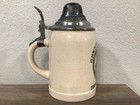 Original German Regimental Stein For Mortar heavy Weapons W helmet On Lid