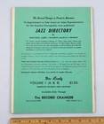 Vintage Record Changer American Jazz Magazine Sept  1947 Jelly Roll Morton Cover