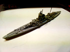 Wwii German Gineisenau  Sms Hvy  Cruiser   1 1250 Scale Metal   Ship
