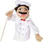Melissa And Doug Chef Puppet  al Dente  With Detachable Wooden Rod - Pretend