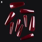 Full Cover Nail False Nails 20pcs Coffin Ballerina Nail French Nail Diy Art