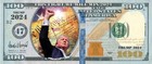 25 Pack President Donald Trump Fight Collectible  100 Dollar Novelty Potus Money