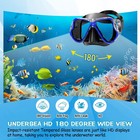 Dry Snorkel Set panoramic Wide View Anti-fog Scuba Diving  professional Snork   