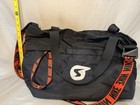 Nike Black orange Medium Duffle Gym Bag  Logo Strap  Zip  Adjustable Strap