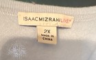 Isaac Mizrahi Live  Women s Blue Flowers Cardigan 2x Plus Size Button Front