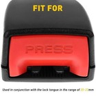 2pack Universal Auto Car Seat Belt Buckle Socket Plug Connector W  Warning Cable