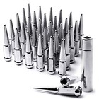 Wheel Spike Lug Nuts  32 Pcs Chrome M14x1 5 Chrome Spike Lug Nuts  pack Of 32 