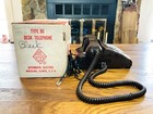 Vintage Itt Rotary Dial Phone  Working  Chocolate Brown Landline Telephone  Iob