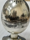 Antique Unique Salt Pot  Iraqi Niello Sterling  Silver Azziz Zahroon 32g           
