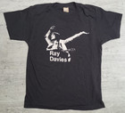 Vintage 1980s Ray Davies The Kinks Black T-shirt - Screen Stars - Size S