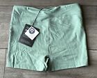 Woolly Yoga Short 95  Merino Wool Women Size Medium New   Color  Eucalyptus