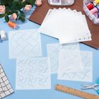 12pcs Sashiko Embroidery Stencils 5 5 x5 5  Pet Quilting Templates Set