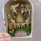 Rare Nib 2002 Barbie As Rapunzel Musical Snow Globe Mattel Disney Princess Works