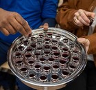 Remembranceware Silver Communion Tray With Disc     Holds 40 Cups Free Ship