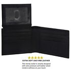 Genuine Leather Minimalist Bifold Wallets For Men Rfid Blocking Slim Mens Wallet