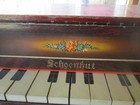 Vintage Schoenhut Toy 10 Keys Piano Usa 8  Tall