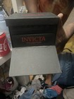 Invicta Men s Diver Chronograph 300m Black Dial Ss Bracelet Quartz W box