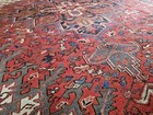 8 4 X 11 1 Antique Fine Heriz  Vintage Serapi Ushak Kazak Caucasian   