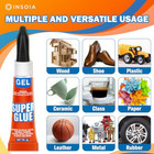 Super Glue Gel Clear Non-drip  24 X 3g All Purpose Strong Adhesive Ca Glue Quick