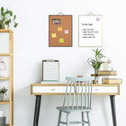 Small Whiteboard Cork-board Combination For Wall - 16  X 12  Portable Aluminum F