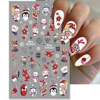 Christmas Nail Art Stickers  Pegatinas U  as Navidad - Self-adhesive Santa Elk 