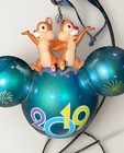 Disney World Park 2019 Chip Dale Mickey Ears Glass Ball Christmas Ornament