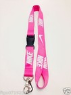 New  Nike Lanyard Hot Pink Keychain  Id Badge  Cell Phone Holder