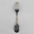 Antique 1800 s Hyde   Goodrich Coin Silver Fiddle Dinner Fork 7 