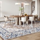  8 X 10 Area Rugs For Living Room- Machine Washable Area Rugs Boho Faux Wool 