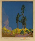 Gustave Baumann - Three Pines - Southwestern Landscape Art Print
