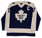 Wendel Clark Signed Toronto Maple Leafs Fanatics Hockey Jersey Captain Crunch