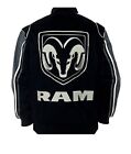  Authentic Ram Truck Embroidered Cotton Jacket Jh Design Black New